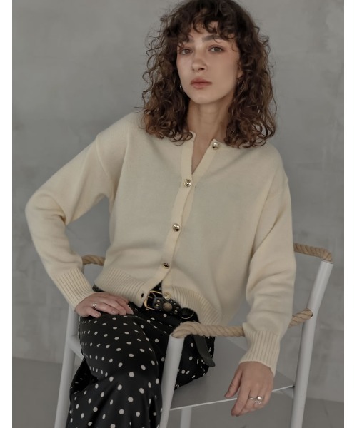 Christian Dior 金ボタン アンサンブル ニットカーディガン Christian Dior 金ボタン アンサンブル ニットカーディガン