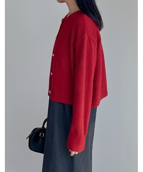 2025AW COLLECTION]金ボタンニットカーディガン（カーディガン/ボレロ