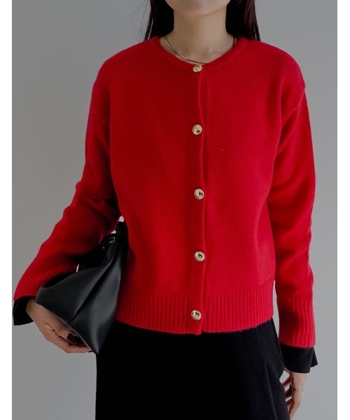 2025AW COLLECTION]金ボタンニットカーディガン（カーディガン/ボレロ