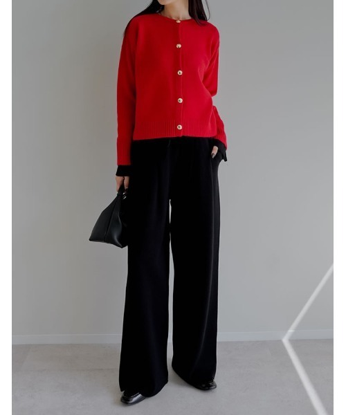 2025AW COLLECTION]金ボタンニットカーディガン（カーディガン/ボレロ