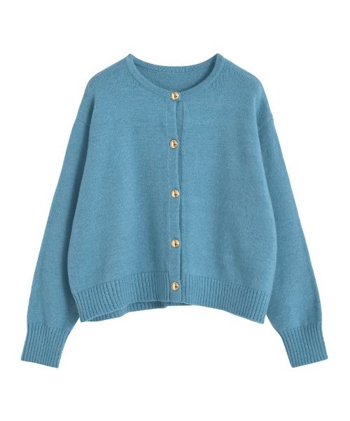 Re:EDIT（リエディ）の「[2025AW COLLECTION]金ボタンニット