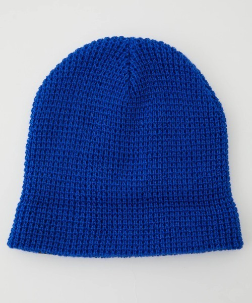 BILLABONG（ビラボン）の「BILLABONG キッズ WAFFLE BEANIE ビーニー 【2024年秋冬モデル】/ビラボンワンポイントワッフルキッズビーニー（ニットキャップ/ビーニー・キッズ・オレンジ/ロイヤルブルー・FREE）」の4枚目の写真