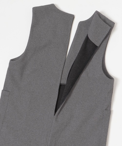 ITEMS URBANRESEARCH(アイテムズ アーバンリサーチ)の「ジャージメルトンジャンパースカート(ジャンパースカート・レディース・ブラック/グレー・FREE)」の13枚目の写真