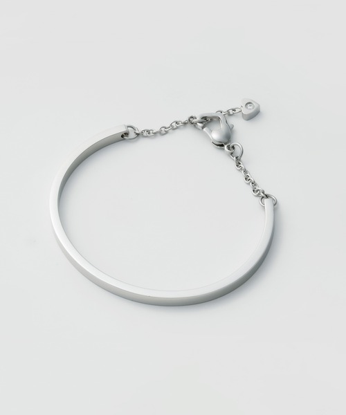 ciite' surgical stainless(シーテサージカルステンレス)の「【 金属アレルギー対応 】 ハートビジュー シンプルブレスレット / バングル サージカルステンレス(ブレスレット・レディース・シルバー/ゴールド・FREE)」の20枚目の写真