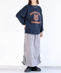〈ZOZO限定カラー〉スウェットライクニットプルオーバー