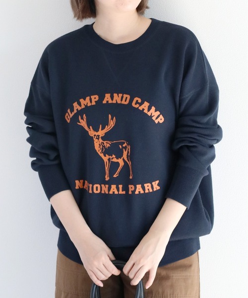 cepo（セポ）の「〈ZOZO限定カラー〉スウェットライクニットプルオーバー（ニット/セーター・レディース・マスタード/オフホワイト/カーキ/グレー/ネイビー/ワイン/グレー系その他/ネイビー系/ホワイト/レッド・M）」の6枚目の写真