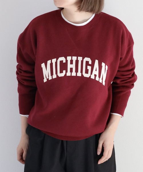 cepo（セポ）の「〈ZOZO限定カラー〉スウェットライクニットプルオーバー（ニット/セーター・レディース・マスタード/オフホワイト/カーキ/グレー/ネイビー/ワイン/グレー系その他/ネイビー系/ホワイト/レッド・M）」の10枚目の写真