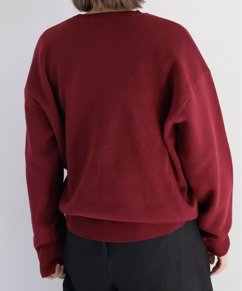 cepo（セポ）の「〈ZOZO限定カラー〉スウェットライクニットプルオーバー（ニット/セーター・レディース・マスタード/オフホワイト/カーキ/グレー/ネイビー/ワイン/グレー系その他/ネイビー系/ホワイト/レッド・M）」の22枚目の写真