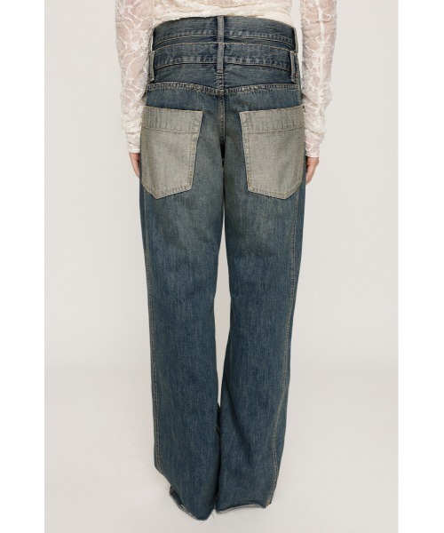 大人気♡即完売　SLY DOUBLE BELT WIDE FLARE PT-C DOUBLE BELT WIDE FLARE PT-C｜スライの通販｜&mall（アンド
