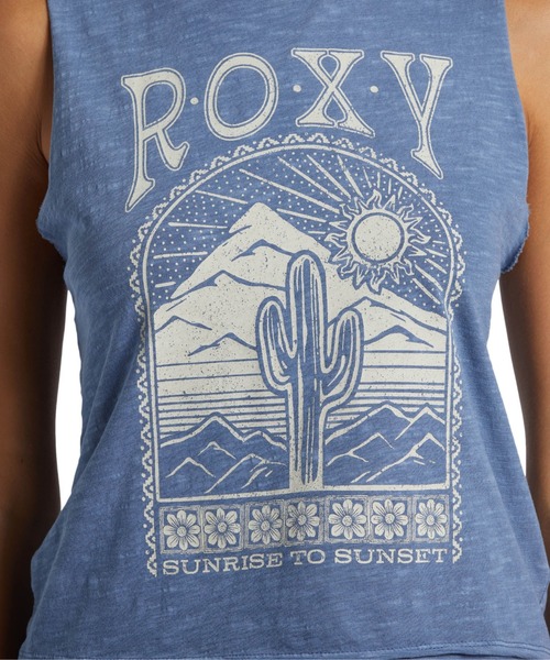 ROXY（ロキシー）の「SAGUARO HLMT 2/ロキシープリントタンクトップ（タンクトップ・レディース・ブルー・SMALL/X-SMALL）」の8枚目の写真