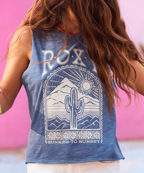 ROXY（ロキシー）の「SAGUARO HLMT 2/ロキシープリントタンクトップ（タンクトップ・レディース・ブルー・SMALL/X-SMALL）」の9枚目の写真
