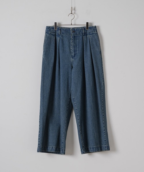 CASPER JOHN(キャスパージョン)の「13.5oz High tapered denim pants/13.5oz ハイテーパードデニムパンツ(デニムパンツ・メンズ・ブルー/グレー/ブラック系/ブラック・LARGE/MEDIUM/SMALL/X-SMALL)」の10枚目の写真