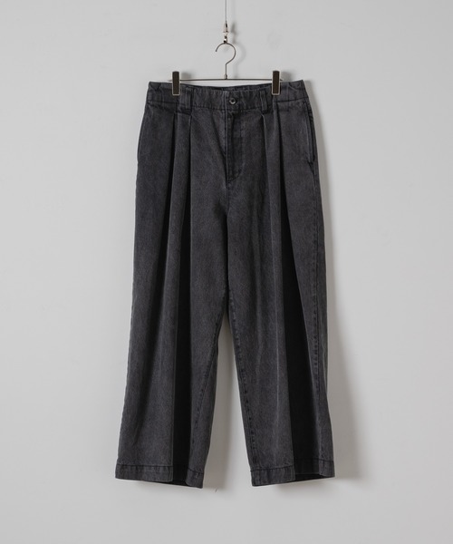 CASPER JOHN(キャスパージョン)の「13.5oz High tapered denim pants/13.5oz ハイテーパードデニムパンツ(デニムパンツ・メンズ・ブルー/グレー/ブラック系/ブラック・LARGE/MEDIUM/SMALL/X-SMALL)」の18枚目の写真