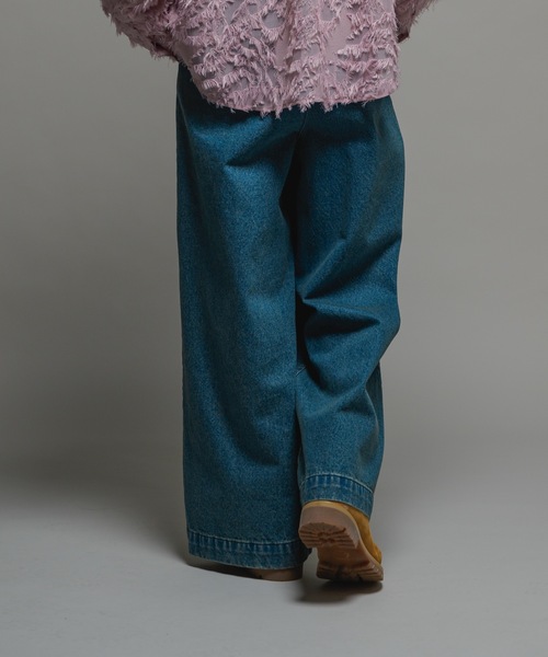 CASPER JOHN(キャスパージョン)の「13.5oz High tapered denim pants/13.5oz ハイテーパードデニムパンツ(デニムパンツ・メンズ・ブルー/グレー/ブラック系/ブラック・LARGE/MEDIUM/SMALL/X-SMALL)」の13枚目の写真