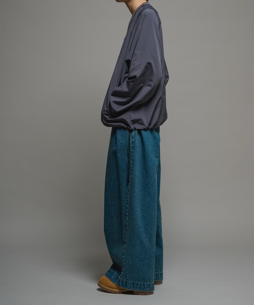 CASPER JOHN(キャスパージョン)の「13.5oz High tapered denim pants/13.5oz ハイテーパードデニムパンツ(デニムパンツ・メンズ・ブルー/グレー/ブラック系/ブラック・LARGE/MEDIUM/SMALL/X-SMALL)」の17枚目の写真