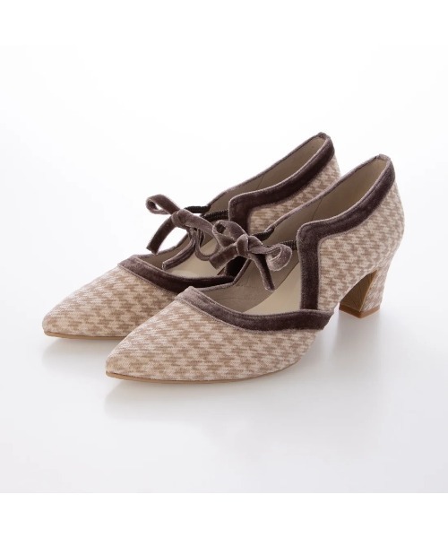 Launa lea(ラウナレア)の「【26春新カラー】◇日本製◇ 6cmリボンメリージェンパンプス(0577,0577A)(パンプス・レディース・ブラック/アイボリー/ブラックミックス/ベージュ系その他/ホワイト系その他/ライトグレー/ブラック系その他・22.0cm/22.5cm/23.0cm/23.5cm/24.0cm/24.5cm/25.0cm)」の9枚目の写真