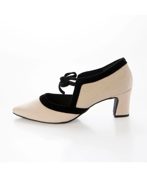 Launa lea(ラウナレア)の「【26春新カラー】◇日本製◇ 6cmリボンメリージェンパンプス(0577,0577A)(パンプス・レディース・ブラック/アイボリー/ブラックミックス/ベージュ系その他/ホワイト系その他/ライトグレー/ブラック系その他・22.0cm/22.5cm/23.0cm/23.5cm/24.0cm/24.5cm/25.0cm)」の22枚目の写真