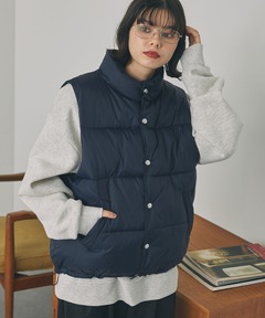 wool rich ネイビー ダウンベスト 2ポケット ウールリッチ ネイビー キルティングダウンベスト - メルカリ