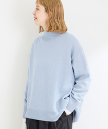 B.C STOCK | 7Gウール天竺タートルプルオーバー(ニット/セーター)