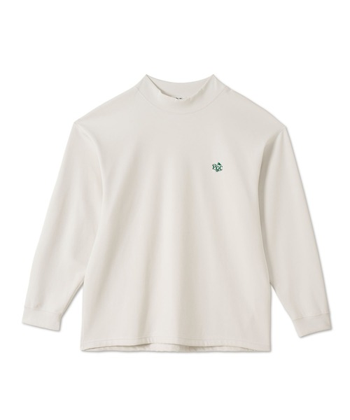 Pacific GOLF CLUB(パシフィックゴルフクラブ)の「MOCK-NECK BIG TEE LONG SLEEVE GOLF & PANCAKE(Tシャツ/カットソー・メンズ・ブラック/オリーブ/オフホワイト・M/L/XL)」の6枚目の写真
