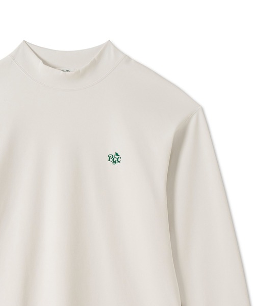 Pacific GOLF CLUB(パシフィックゴルフクラブ)の「MOCK-NECK BIG TEE LONG SLEEVE GOLF & PANCAKE(Tシャツ/カットソー・メンズ・ブラック/オリーブ/オフホワイト・M/L/XL)」の7枚目の写真