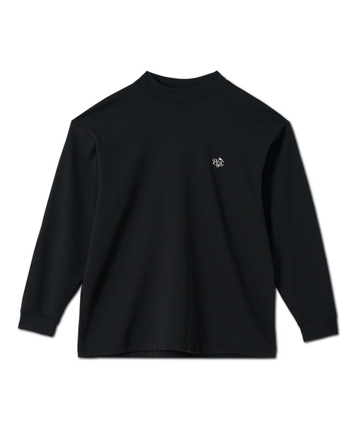 Pacific GOLF CLUB(パシフィックゴルフクラブ)の「MOCK-NECK BIG TEE LONG SLEEVE GOLF & PANCAKE(Tシャツ/カットソー・メンズ・ブラック/オリーブ/オフホワイト・M/L/XL)」の9枚目の写真