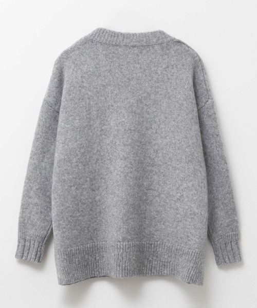 HusHusH(ハッシュアッシュ)の「【HusHusH/ハッシュアッシュ】杢ロングカーディガン(カーディガン/ボレロ・レディース・グレー/ブルー/グレイッシュベージュ・M/L)」の19枚目の写真