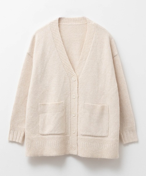 HusHusH(ハッシュアッシュ)の「【HusHusH/ハッシュアッシュ】杢ロングカーディガン(カーディガン/ボレロ・レディース・グレー/ブルー/グレイッシュベージュ・M/L)」の20枚目の写真