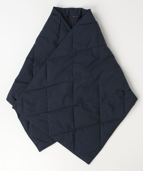 my beautiful landlet(マイビューティフルランドレット)の「【my beautiful landlet】NYLON QUILTING DOWN STOLE(ストール/ショール・メンズ・ブラック/ネイビー/オリーブ・FREE)」の3枚目の写真