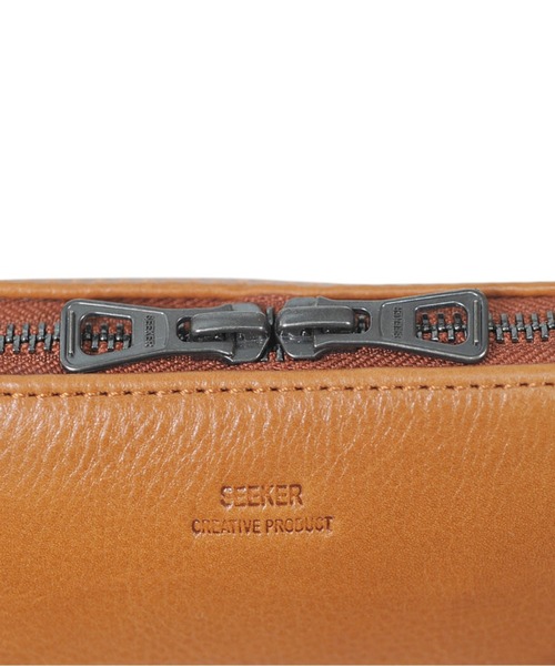SEEKER(シーカー)の「【NOBLE】オイルレザー スマートブリーフ SKB-NB03(ビジネスバッグ・メンズ・キャメル/グリーン/ブラック/ワイン/ネイビー・FREE)」の16枚目の写真