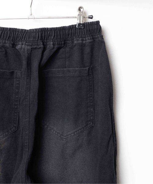 【セール】【Bling leads】エイジング加工 ワイドバギー デニムパンツ（デニムパンツ）｜Bling Leads（ブリングリーズ）