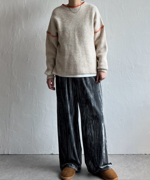 LBC(エルビーシー)の「クラッシュベロアイージーパンツ(その他パンツ・レディース・グレー/ブラウン系その他/ブラック/ブルー系その他・M)」の15枚目の写真