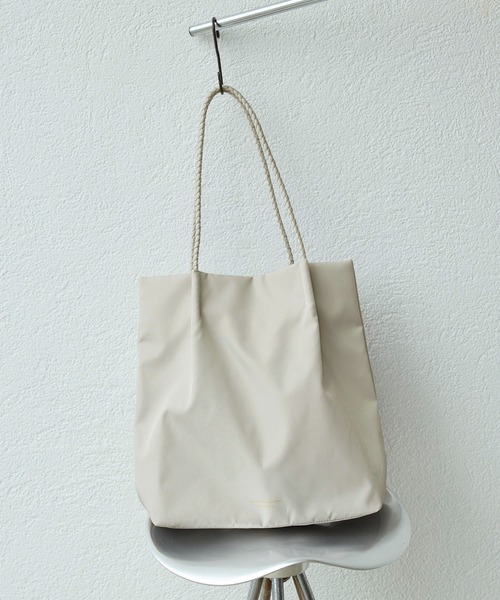 ROPE' PICNIC(ロペピクニック)の「【A4対応・洗える】ポリエステルメッシュハンドルトートバッグ/通勤対応(トートバッグ・レディース・ブラック/ブルー系その他5/ベージュ・FREE)」の3枚目の写真