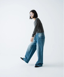 ISKO フューチャーフェイス ワイドタックパンツ