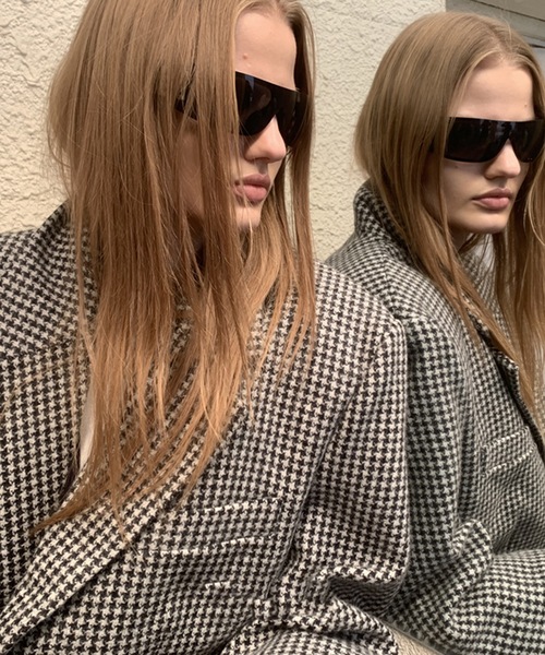 SANSeLF（サンセルフ）の「【LONSLAN】 千鳥柄テーラードジャケット sanwl24a058（テーラードジャケット・レディース・チャコールグレー/ライトグレー・FREE）」の14枚目の写真