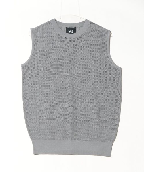 Y-3(ワイスリー)の「U GFX KNIT VEST(ニット/セーター・メンズ・グレー・XX-SMALL/X-LARGE/LARGE/MEDIUM/SMALL/X-SMALL/XX-LARGE)」の6枚目の写真
