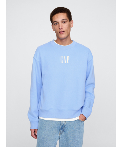 GAP（ギャップ）の「ヴィンテージソフト GAPロゴ スウェット・トレーナー（スウェット・メンズ・ライトグレー/レッド/ネイビー/ピンク/ブラウン/イエロー/ブルー・S/M/L/XS/XL）」の9枚目の写真