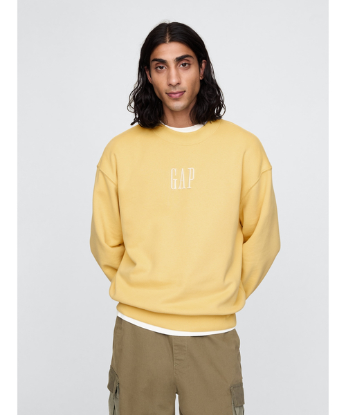 GAP（ギャップ）の「ヴィンテージソフト GAPロゴ スウェット・トレーナー（スウェット・メンズ・ライトグレー/レッド/ネイビー/ピンク/ブラウン/イエロー/ブルー・S/M/L/XS/XL）」の10枚目の写真