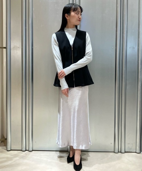 PINKY&DIANNE（ピンキーアンドダイアン）の「◆[URBAN PRECIOUS]サテンマーメイドスカート（スカート・レディース・ブラック/シルバー・36/38）」の8枚目の写真