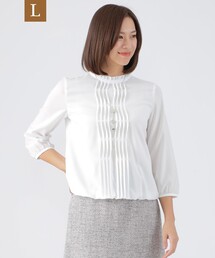 TRANS WORK（トランスワーク）の「【L】【ウォッシャブル】ストレッチファイユブラウス（シャツ/ブラウス）」