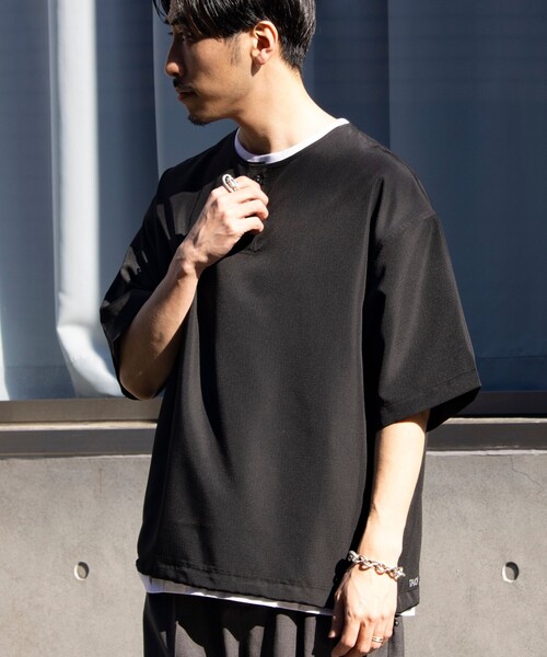 【TAION/タイオン】別注 ミリタリー Ripstop ヘンリーネック 半袖Tシャツ ユニセックス（Tシャツ/カットソー）｜TAION（タイオン）