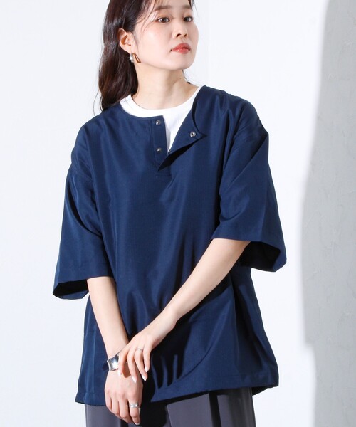 【TAION/タイオン】別注 ミリタリー Ripstop ヘンリーネック 半袖Tシャツ ユニセックス（Tシャツ/カットソー）｜TAION（タイオン）