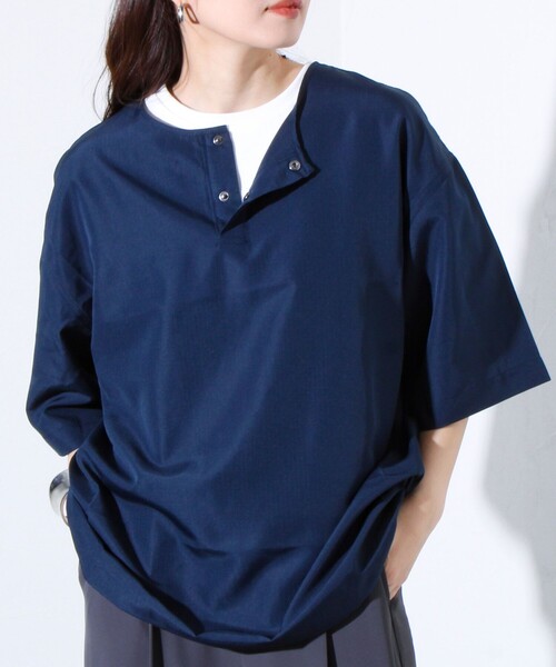 【TAION/タイオン】別注 ミリタリー Ripstop ヘンリーネック 半袖Tシャツ ユニセックス（Tシャツ/カットソー）｜TAION（タイオン）