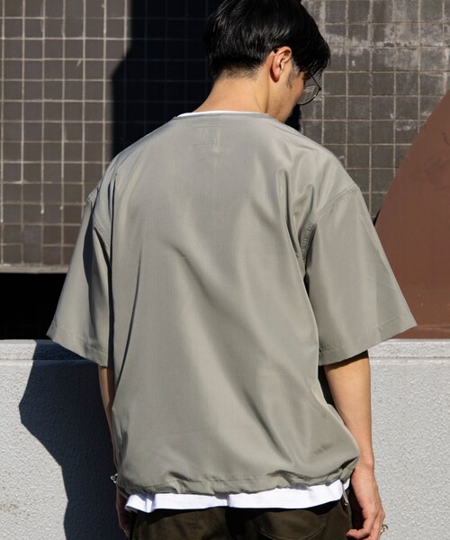 【TAION/タイオン】別注 ミリタリー Ripstop ヘンリーネック 半袖Tシャツ ユニセックス（Tシャツ/カットソー）｜TAION（タイオン）