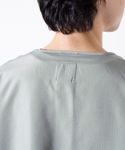TAION（タイオン）の「【TAION/タイオン】別注 ミリタリー Ripstop ヘンリーネック 半袖Tシャツ ユニセックス（Tシャツ/カットソー・メンズ・セージグリーン/ブラック/ネイビー・XL/L/M）」の12枚目の写真