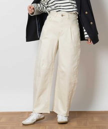 SOMETHING | 【SOMETHING】「HANA」カーブタックテーパード(その他パンツ)