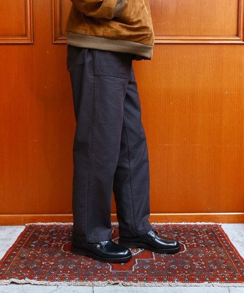 【WILD LIFE TAILOR】バックサテンベイカーパンツ　スミクロ WILD LIFE TAILOR】バックサテン ベイカー パンツ（その他パンツ