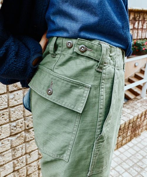 WILD LIFE TAILOR ベルテッドナイロンパンツ WILD LIFE TAILOR】ウール ワイド スラックス パンツ