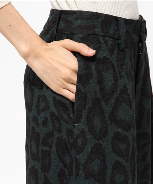 JOURNAL STANDARD（ジャーナルスタンダード）の「レオパードプリント ワイドパンツ#（その他パンツ・レディース・ライトグリーン/グレー・38/40/36）」の11枚目の写真