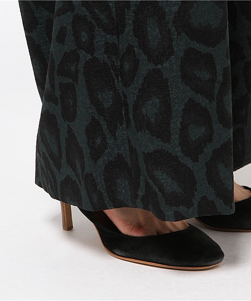 JOURNAL STANDARD（ジャーナルスタンダード）の「レオパードプリント ワイドパンツ#（その他パンツ・レディース・ライトグリーン/グレー・38/40/36）」の12枚目の写真